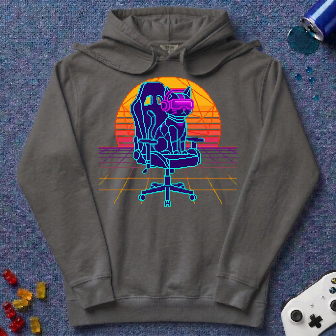 Retro Future Cat Hoodie