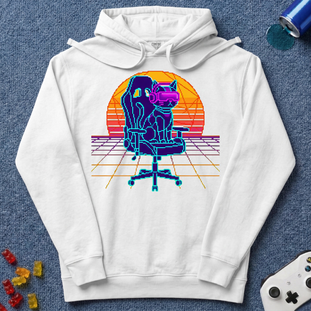 Retro Future Cat Hoodie