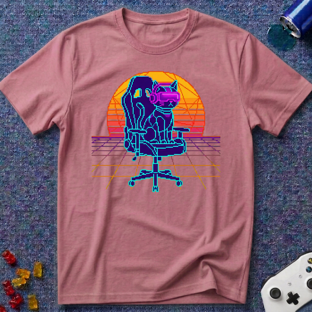 Retro Future Cat T-Shirt