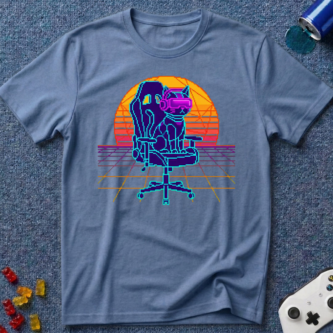 Retro Future Cat T-Shirt