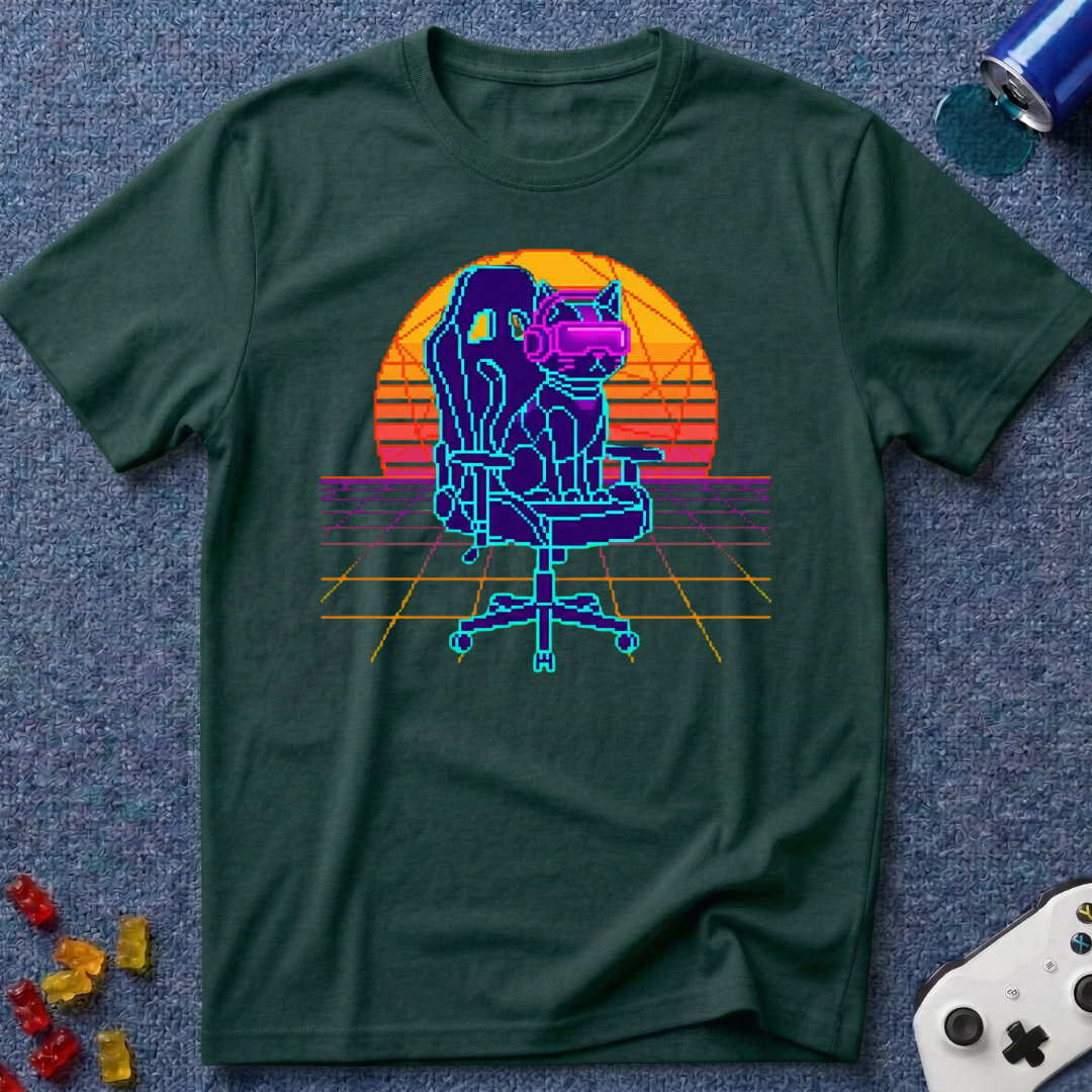 Retro Future Cat T-Shirt
