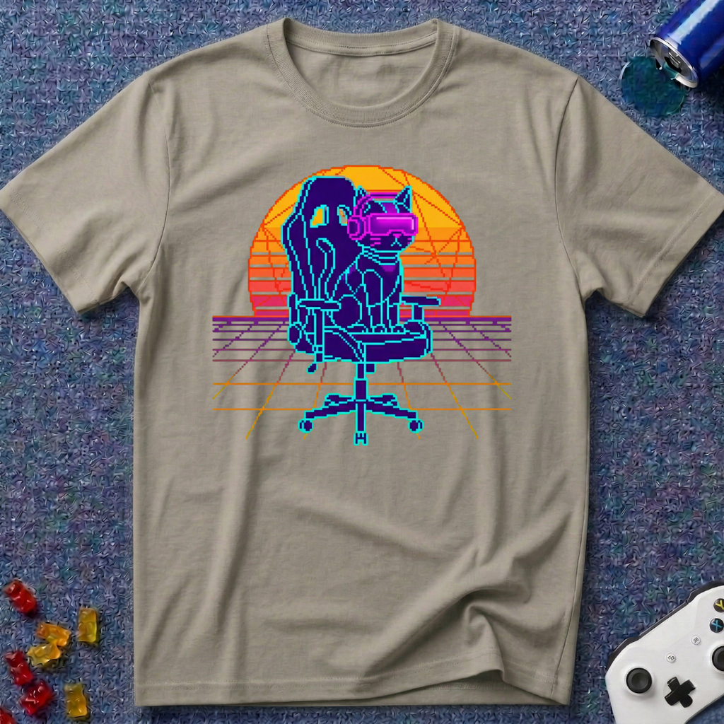 Retro Future Cat T-Shirt
