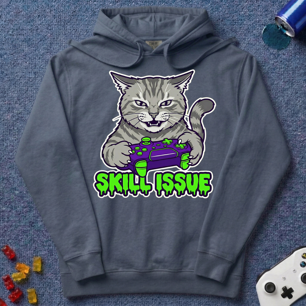 Skill Issue Cat Hoodie