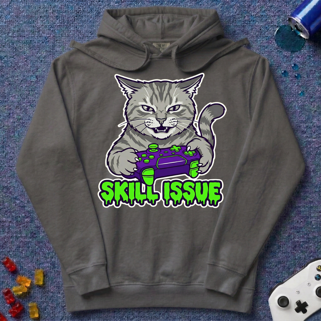 Skill Issue Cat Hoodie