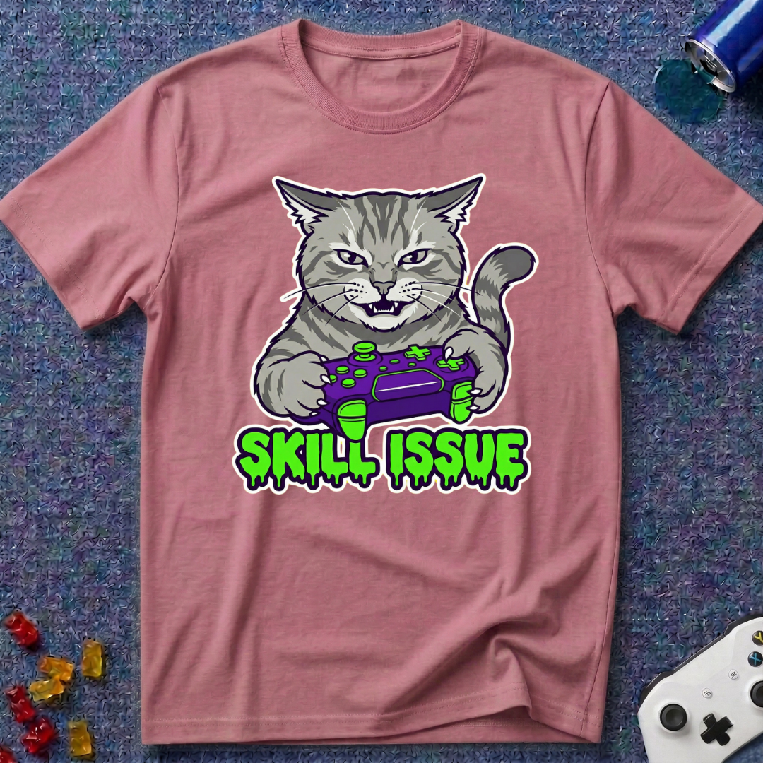 Skill Issue Cat T-Shirt