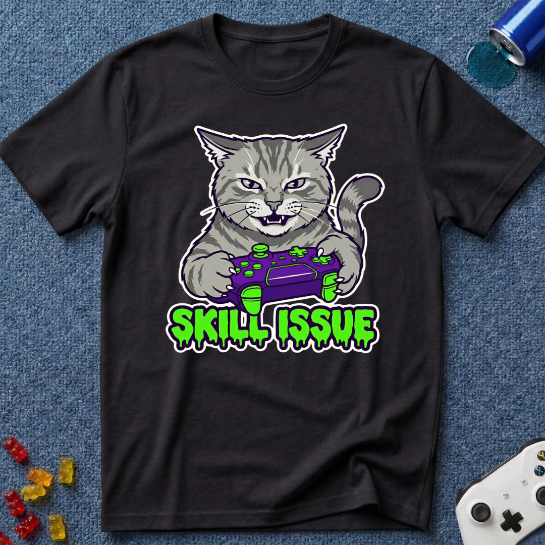 Skill Issue Cat T-Shirt