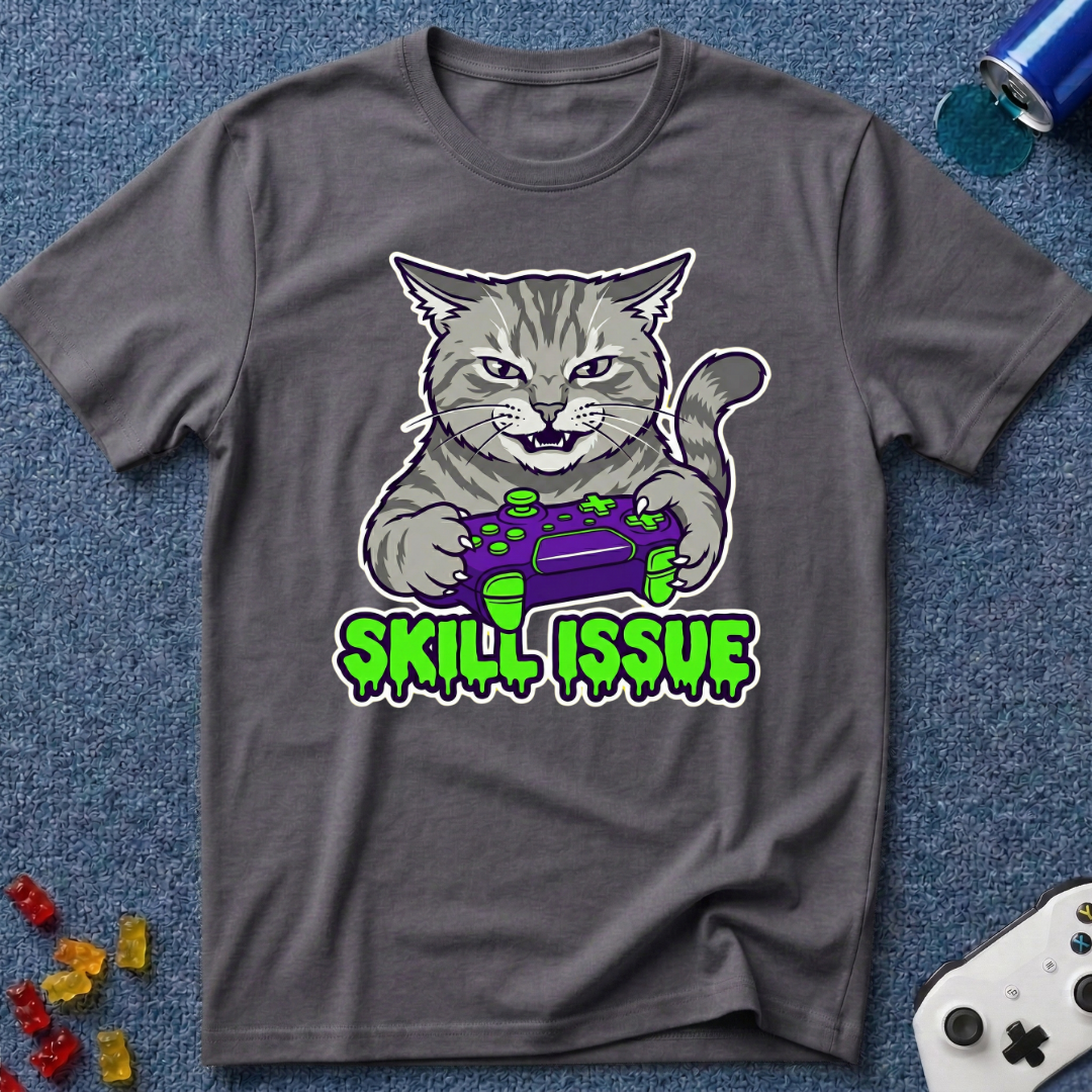 Skill Issue Cat T-Shirt