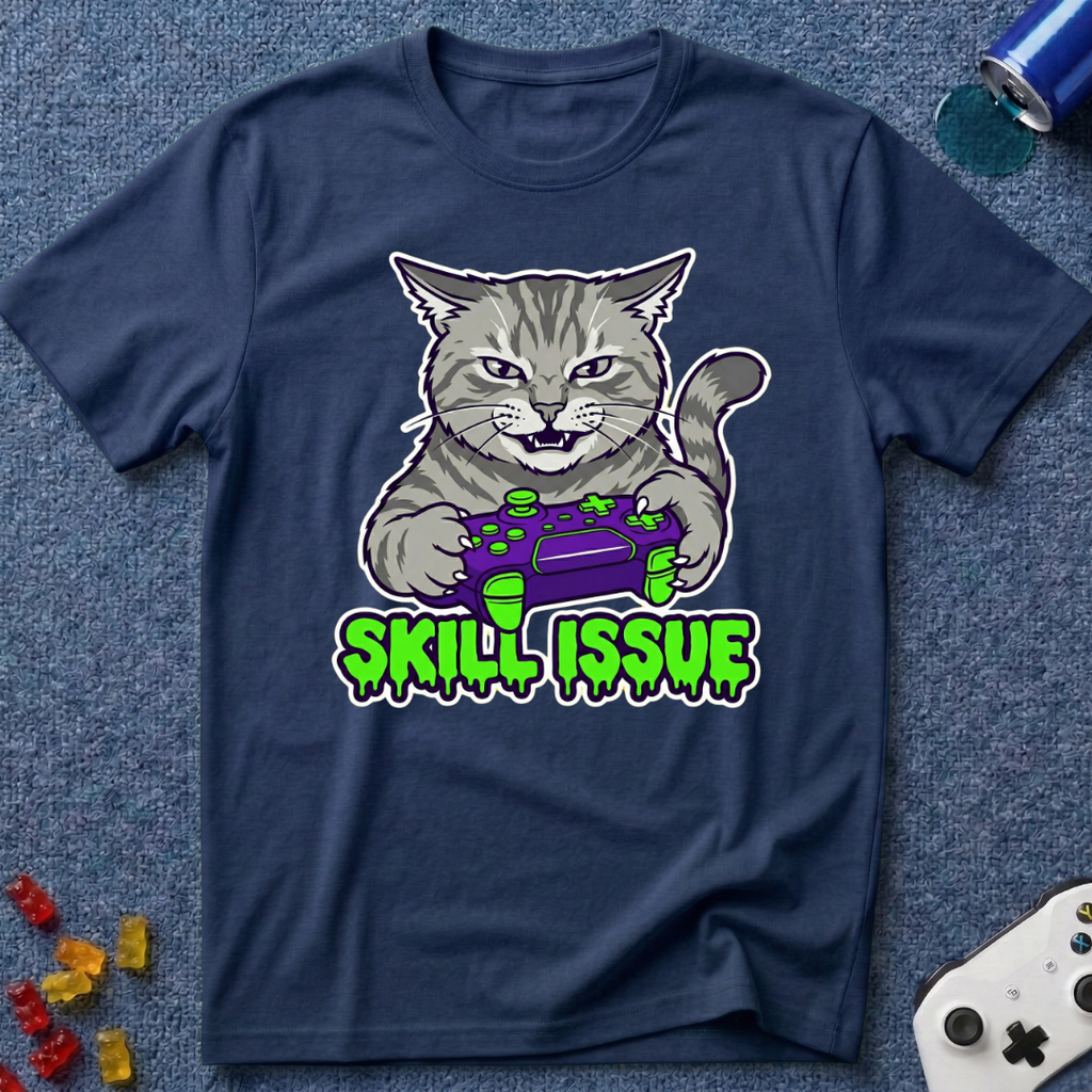Skill Issue Cat T-Shirt