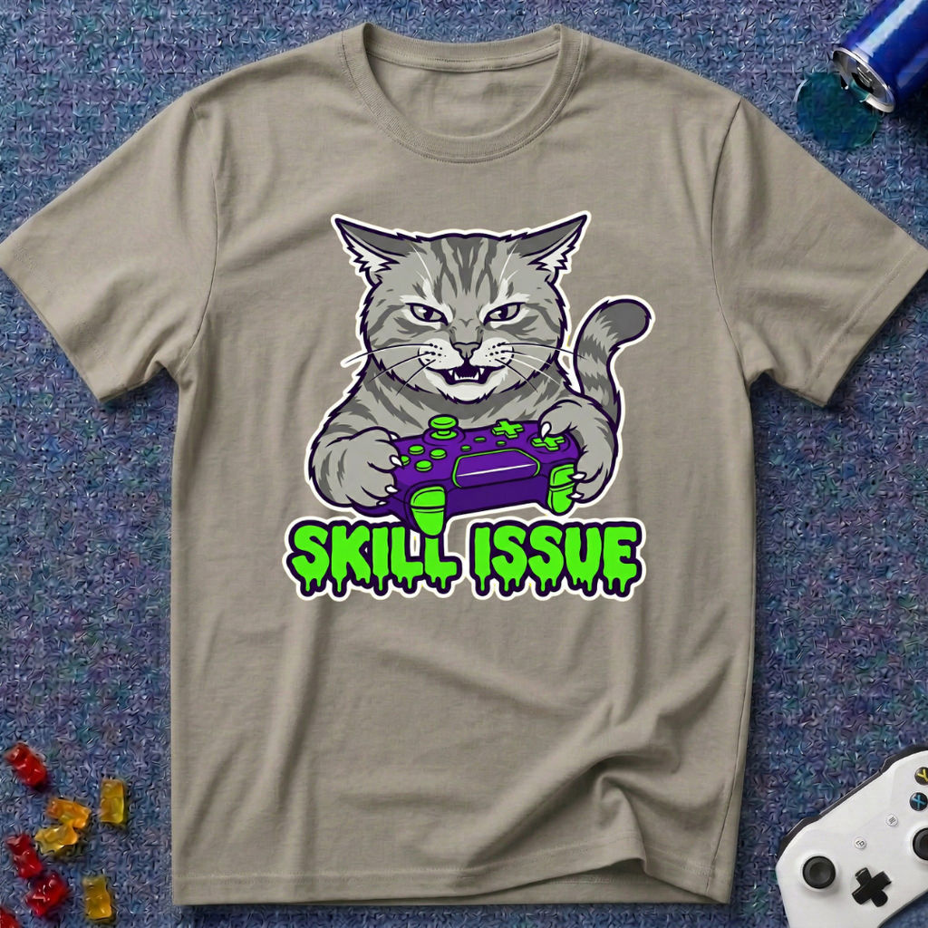 Skill Issue Cat T-Shirt