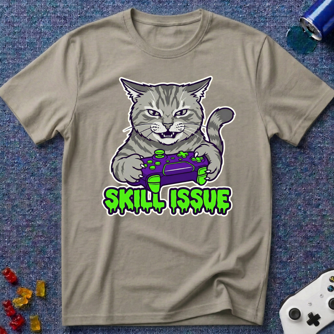 Skill Issue Cat T-Shirt