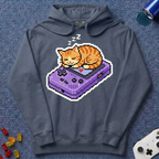 Snoozing On 8-Bit Hoodie