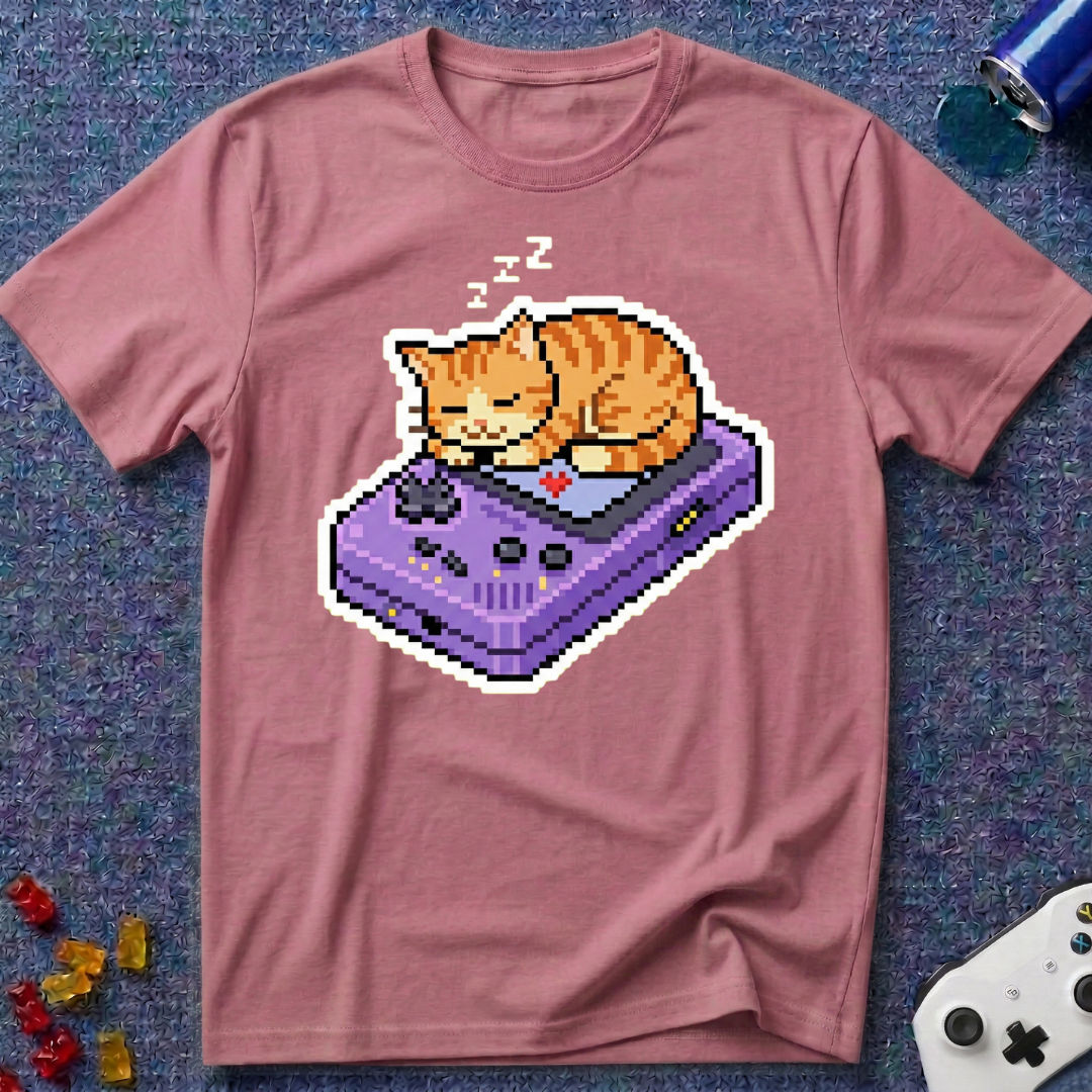 Snoozing On 8-Bit T-Shirt
