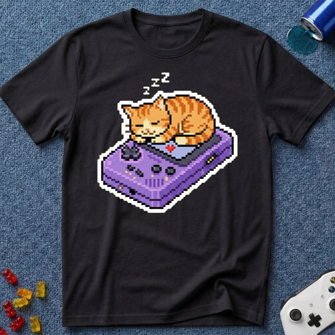Snoozing On 8-Bit T-Shirt