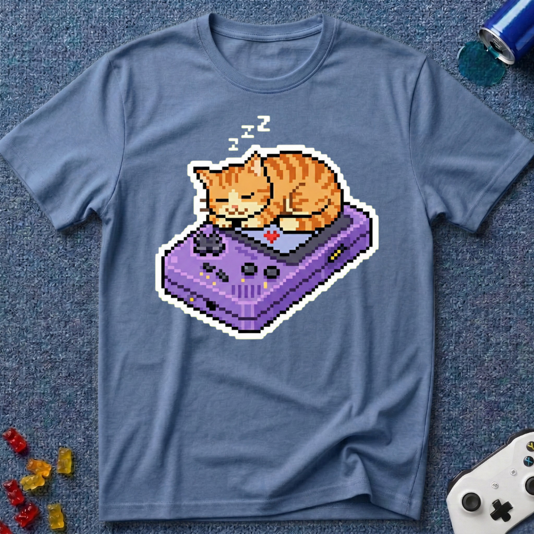 Snoozing On 8-Bit T-Shirt