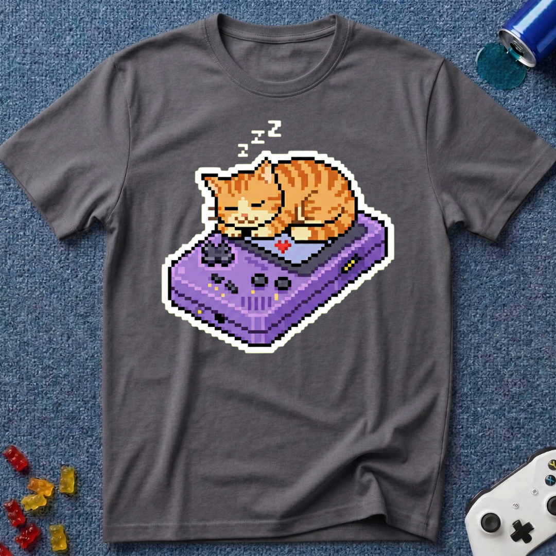 Snoozing On 8-Bit T-Shirt
