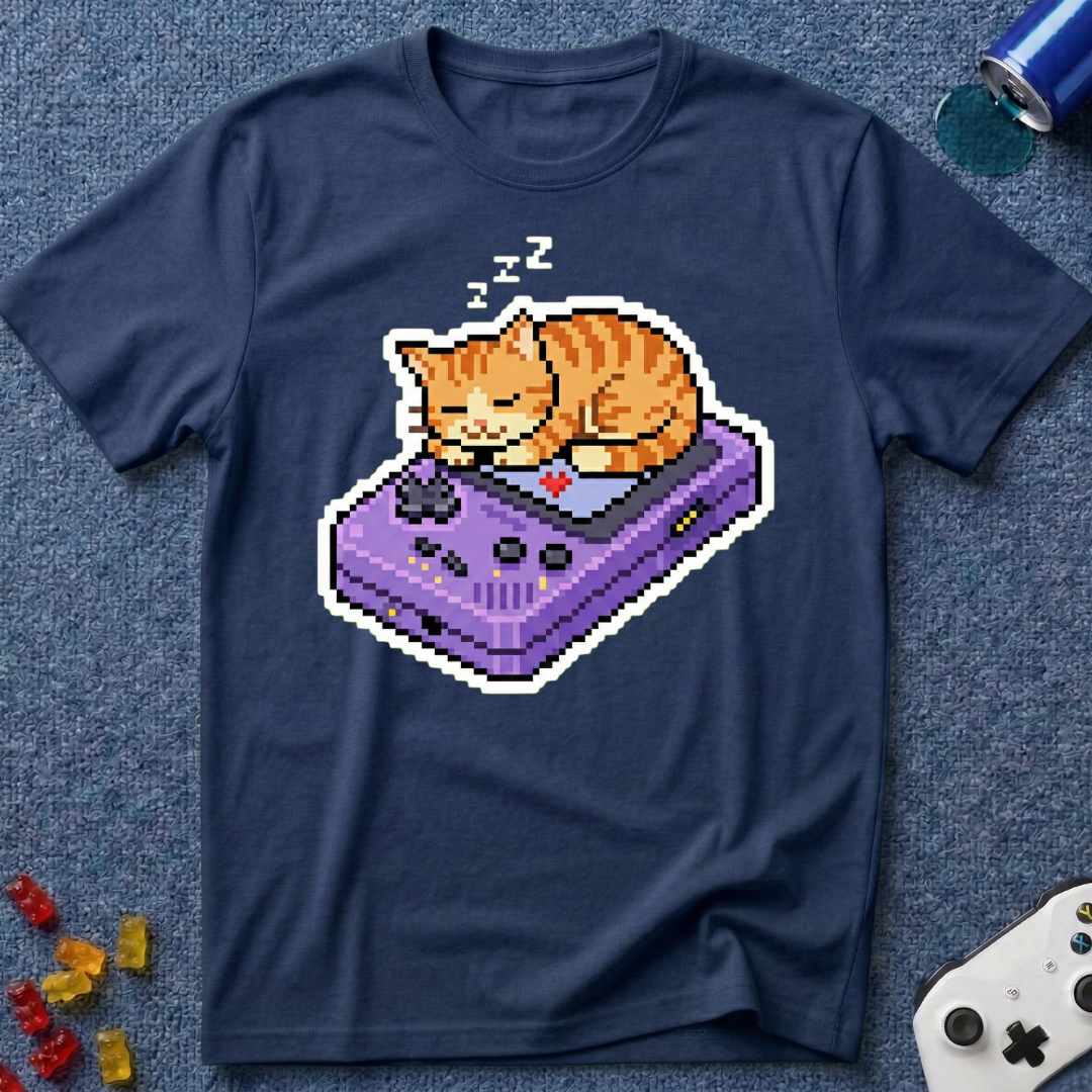 Snoozing On 8-Bit T-Shirt