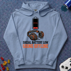 Social Battery Low Hoodie