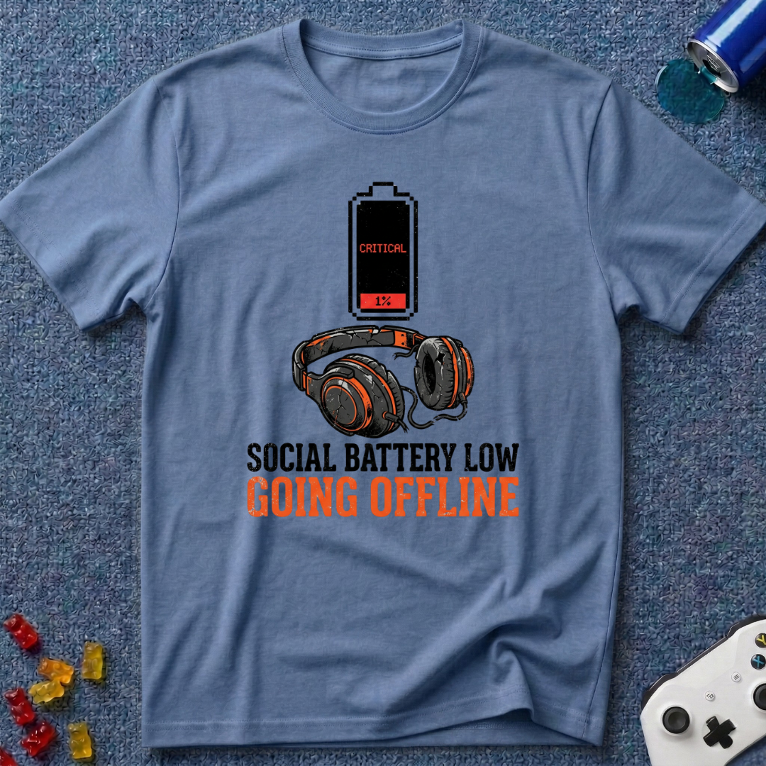 Social Battery Low T-Shirt