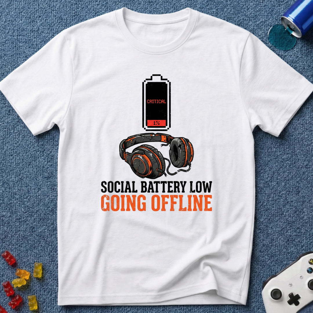 Social Battery Low T-Shirt