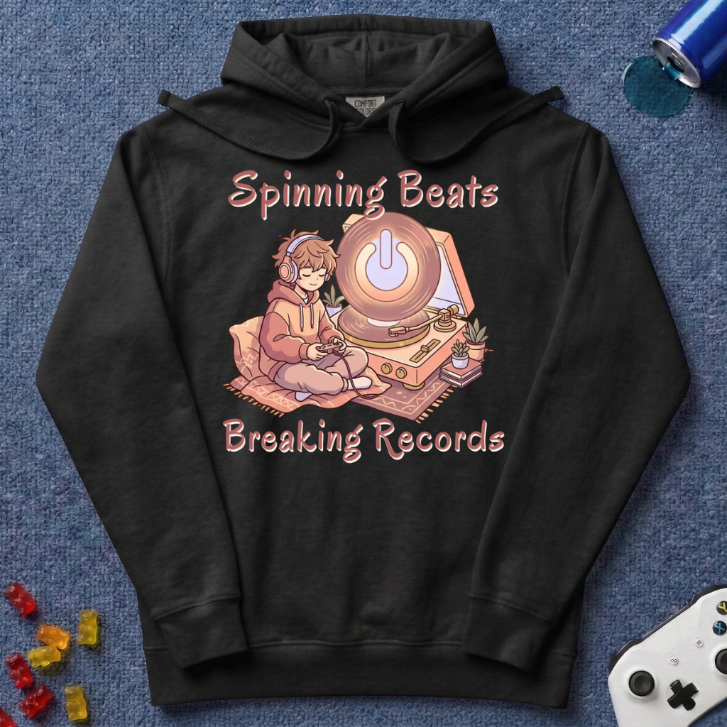 Spinning Beats Hoodie