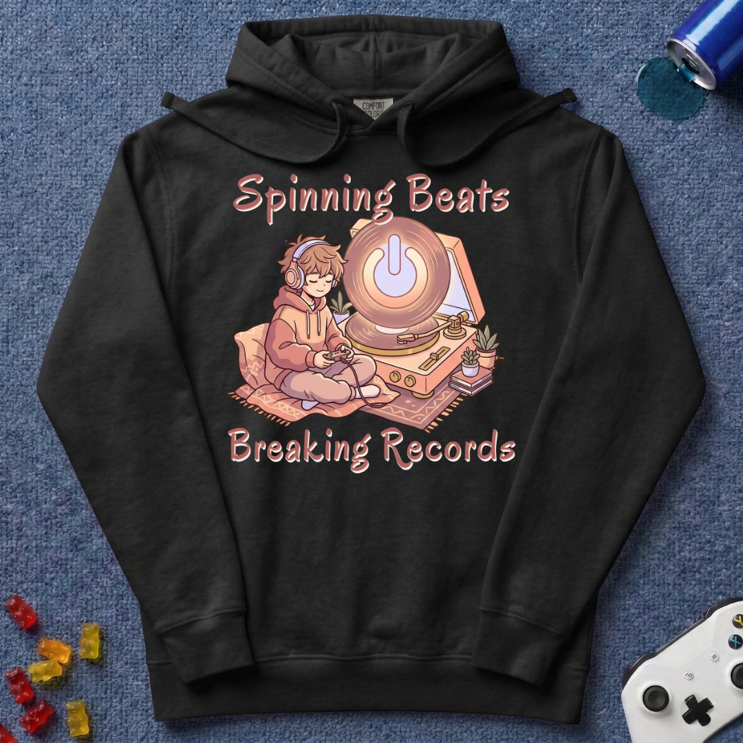 Spinning Beats Hoodie