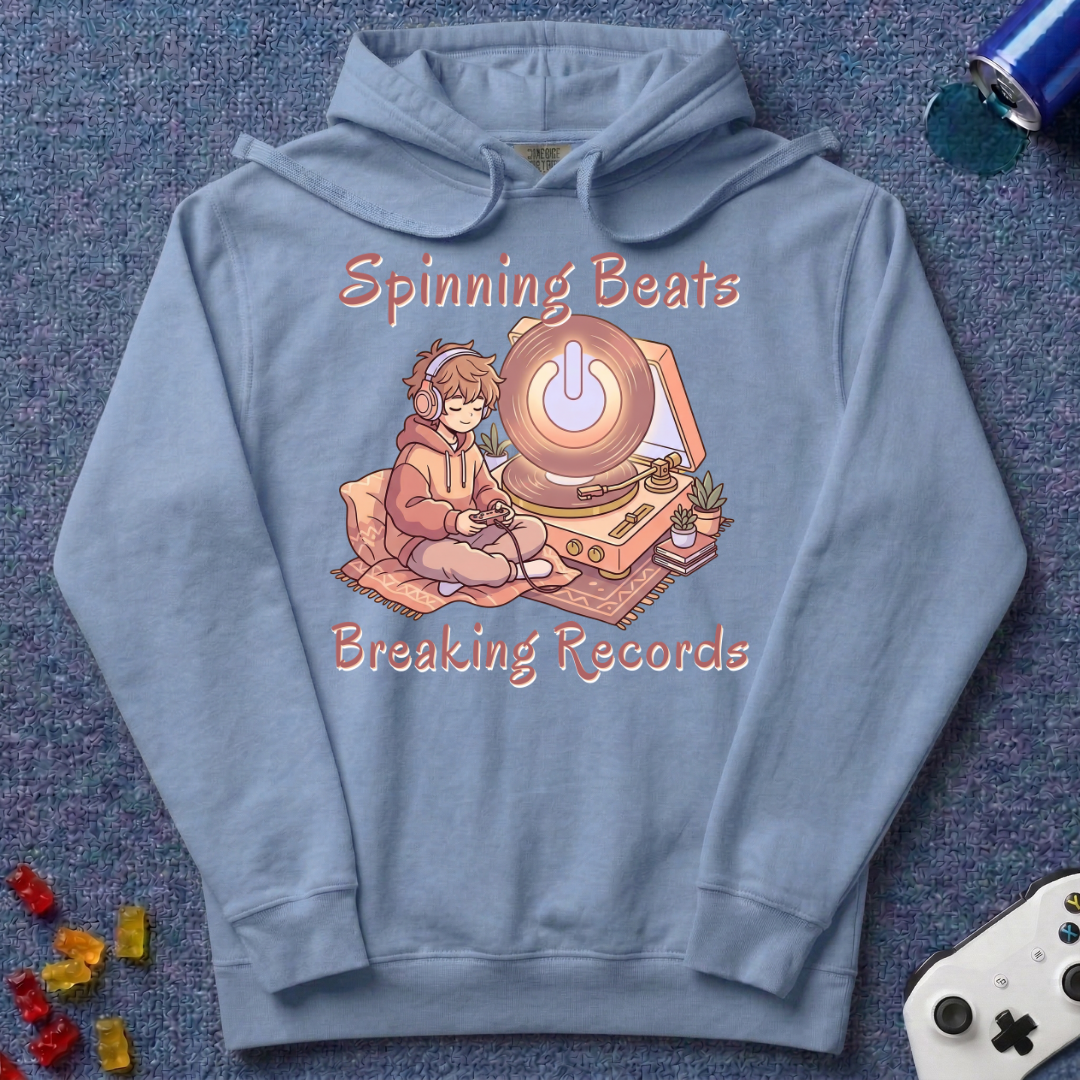 Spinning Beats Hoodie