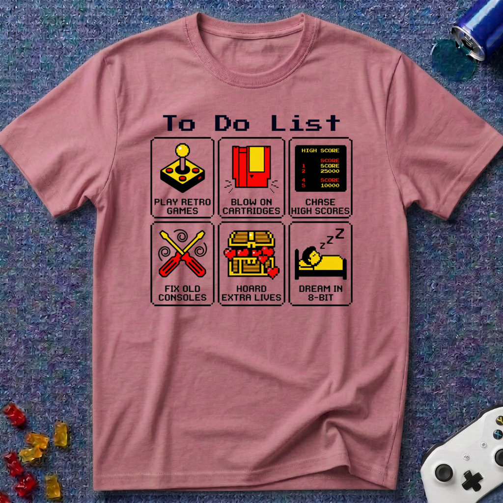 To Do List - Retro T-Shirt