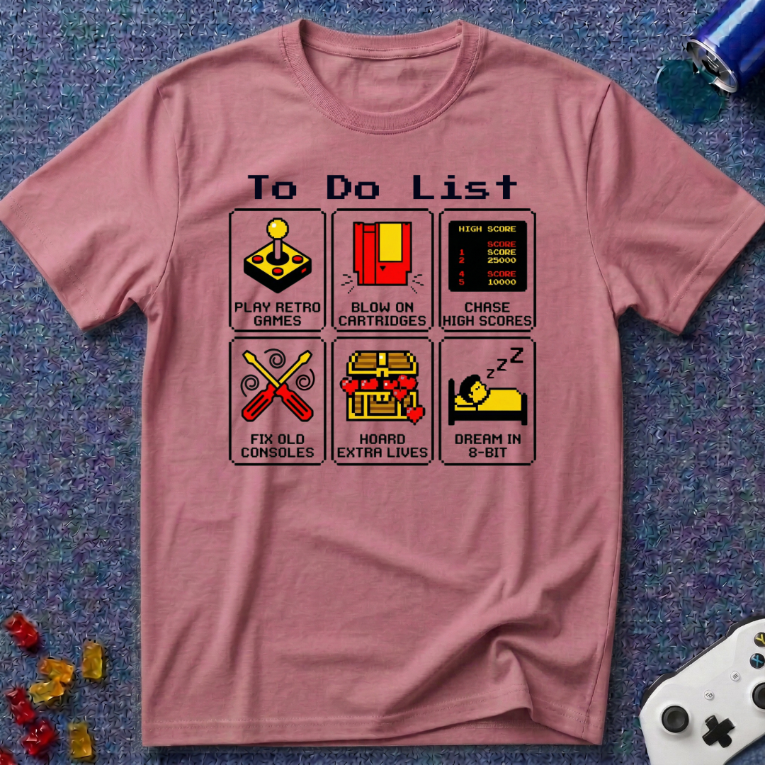 To Do List - Retro T-Shirt