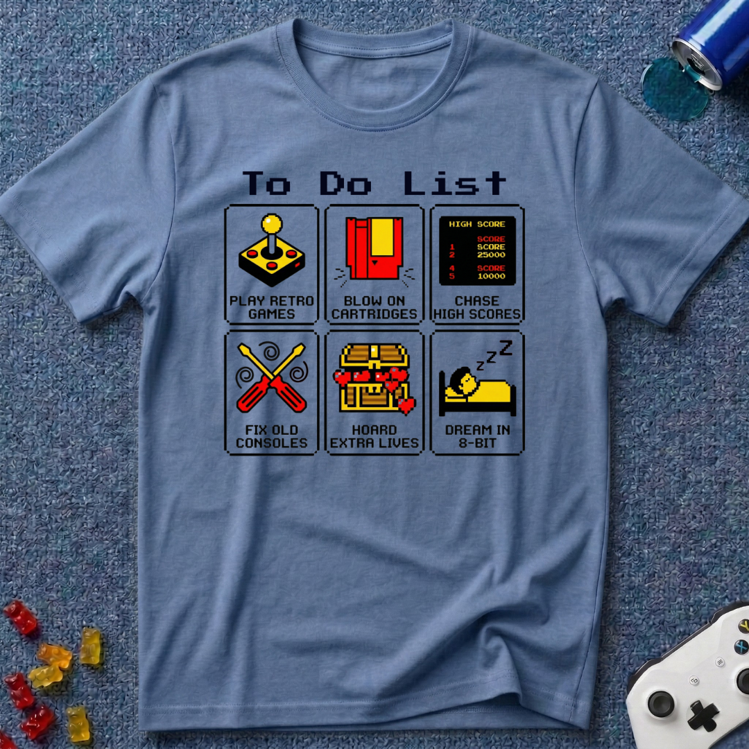 To Do List - Retro T-Shirt