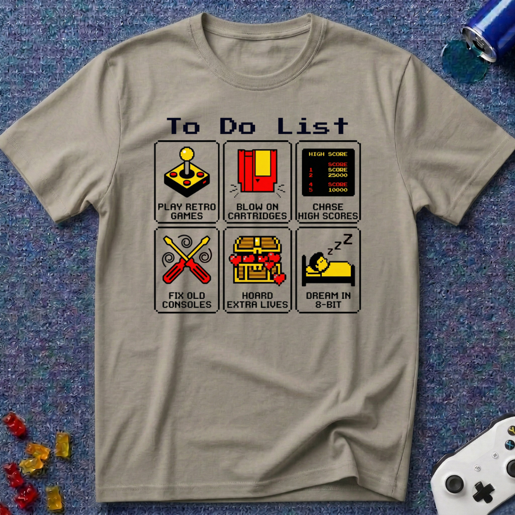 To Do List - Retro T-Shirt