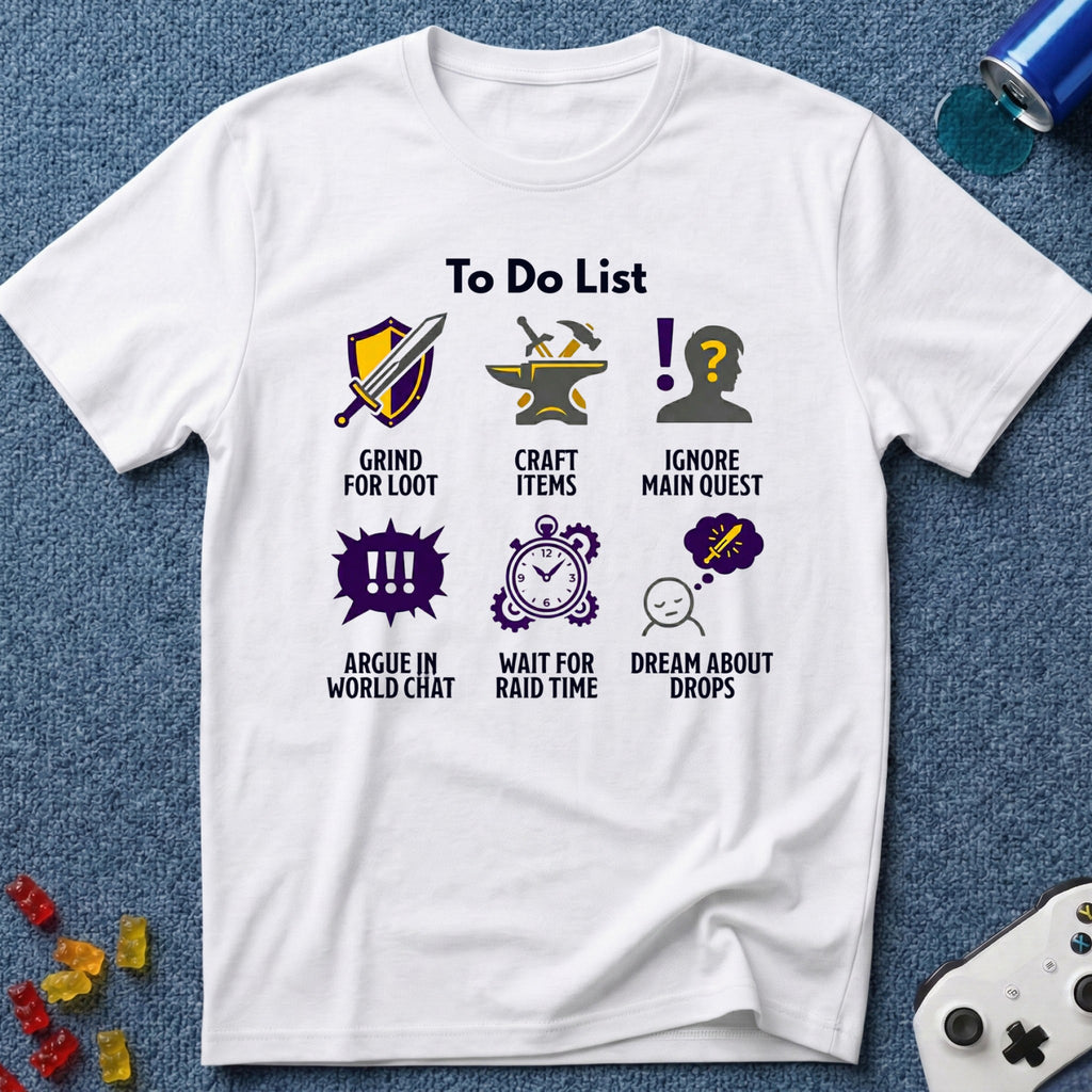 To Do List MMO T-Shirt