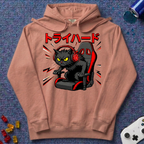 Try Hard Cat Hoodie