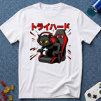 Try Hard Cat T-Shirt